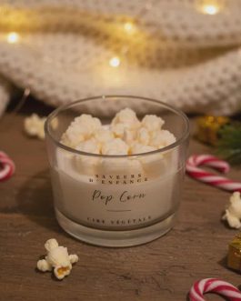 Bougie gourmande – Pop corn