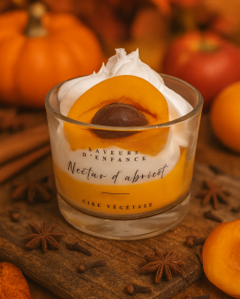 Bougie gourmande – Nectar d’abricot