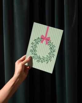 Carte de vœux parfumée